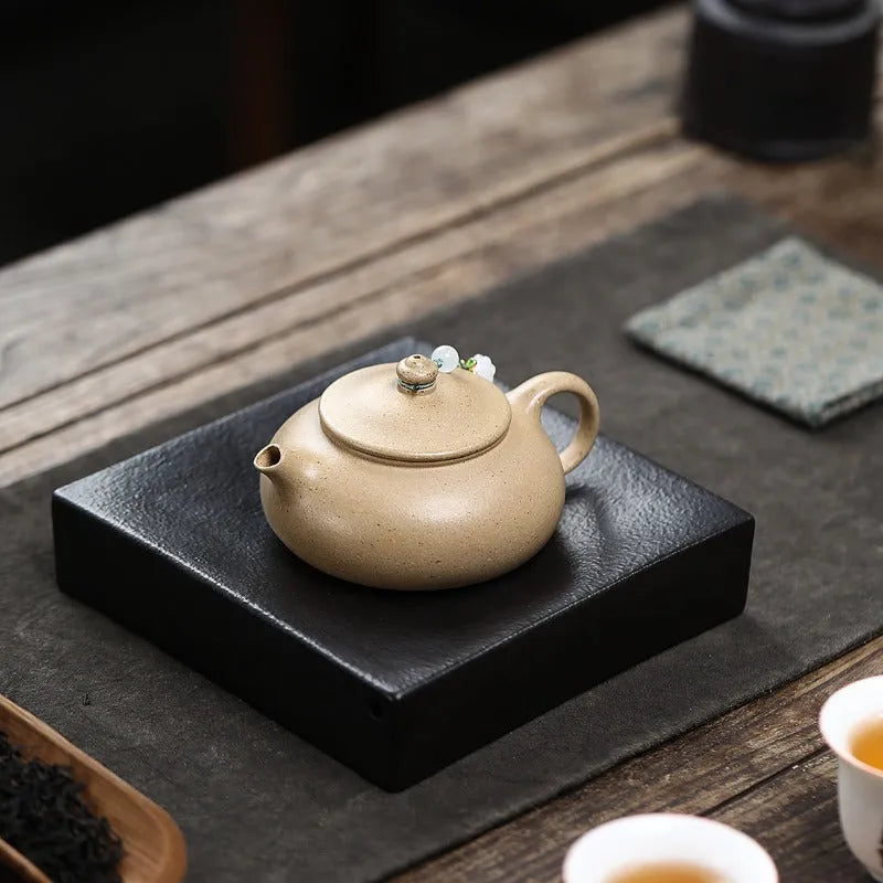 Yixing Zisha Teapot [Han Jiang] (Bensan Lu Ni/Zi Ni - 160ml) - YIQIN TEA HOUSE | yiqinteahouse.com | <200ml, teapot, teaware, zisha teapot