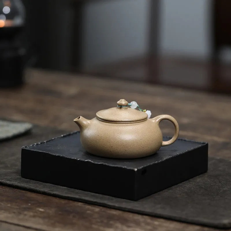 Yixing Zisha Teapot [Han Jiang] (Bensan Lu Ni/Zi Ni - 160ml) - YIQIN TEA HOUSE | yiqinteahouse.com | <200ml, teapot, teaware, zisha teapot