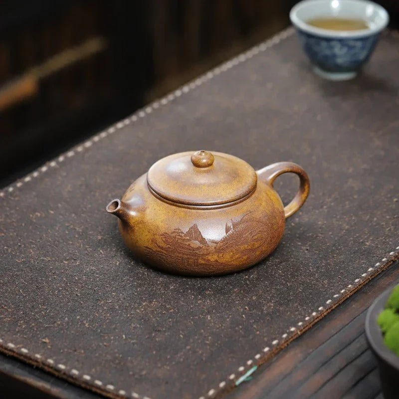 Teko Yixing Zisha [Han Jiang] (Huangjin Duan Firewood Fired - 180ml)