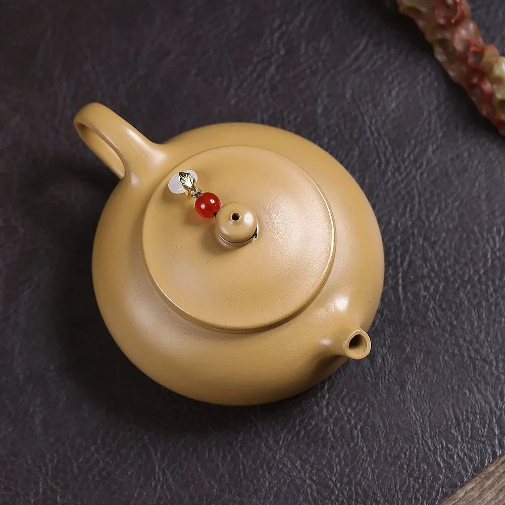 yixing-zisha-teapot-han-jiang-huangjin-duan-ni-170ml-yiqin-tea-house-yiqinteahouse-com-5 - YIQIN TEA HOUSE 一沁茶舍 yiqinteahouse.com