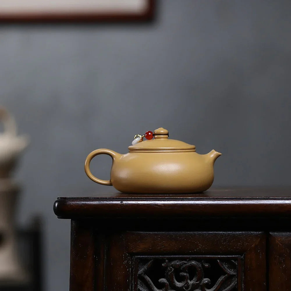yixing-zisha-teapot-han-jiang-huangjin-duan-ni-170ml-yiqin-tea-house-yiqinteahouse-com-8 - YIQIN TEA HOUSE 一沁茶舍 yiqinteahouse.com