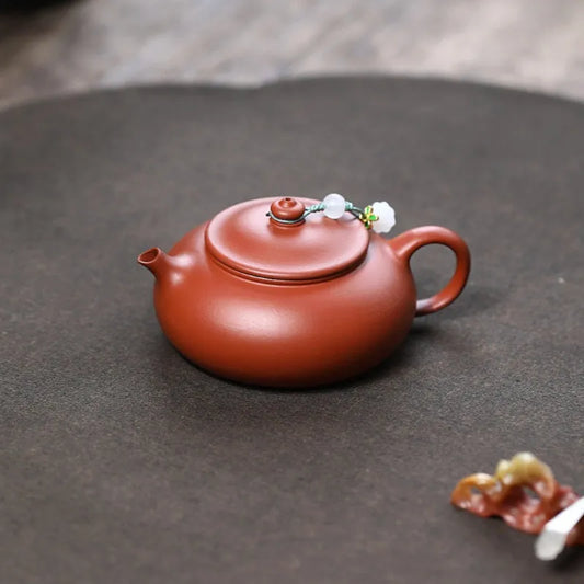 Yixing Zisha Teapot [Han Jiang] (Zhu Ni - 150ml) - YIQIN TEA HOUSE | yiqinteahouse.com | <200ml, teapot, teaware, zisha teapot