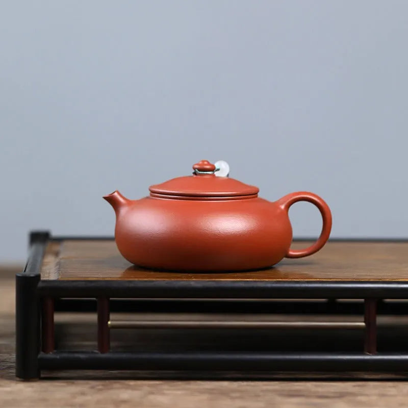 Yixing Zisha Teapot [Han Jiang] (Zhu Ni - 150ml) - YIQIN TEA HOUSE | yiqinteahouse.com | <200ml, teapot, teaware, zisha teapot