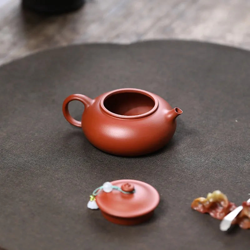 Yixing Zisha Teapot [Han Jiang] (Zhu Ni - 150ml) - YIQIN TEA HOUSE | yiqinteahouse.com | <200ml, teapot, teaware, zisha teapot