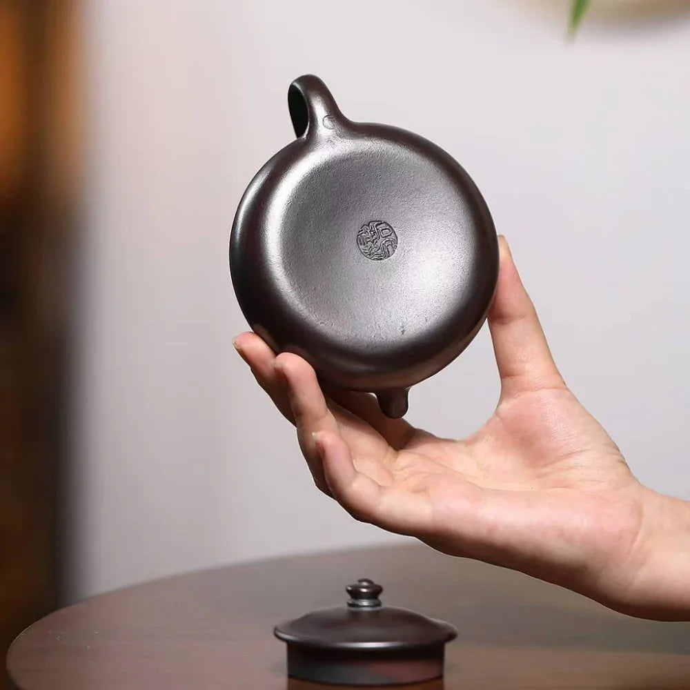 Yixing Zisha Teapot [Han Jiang] (Zi Ni Firewood Fired - 170ml) - YIQIN TEA HOUSE | yiqinteahouse.com | <200ml, teapot, teaware, zisha teapot