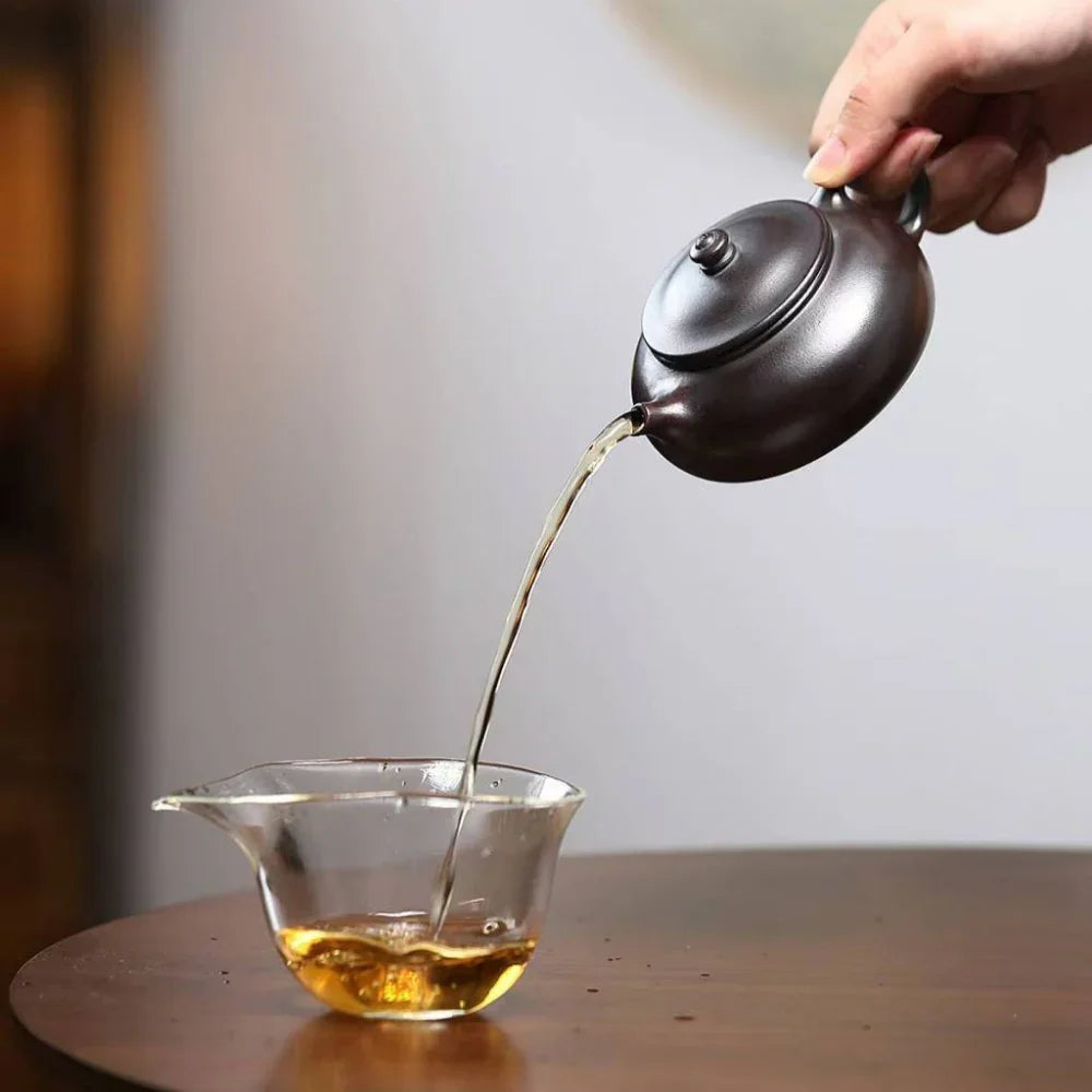 Yixing Zisha Teapot [Han Jiang] (Zi Ni Firewood Fired - 170ml) - YIQIN TEA HOUSE | yiqinteahouse.com | <200ml, teapot, teaware, zisha teapot