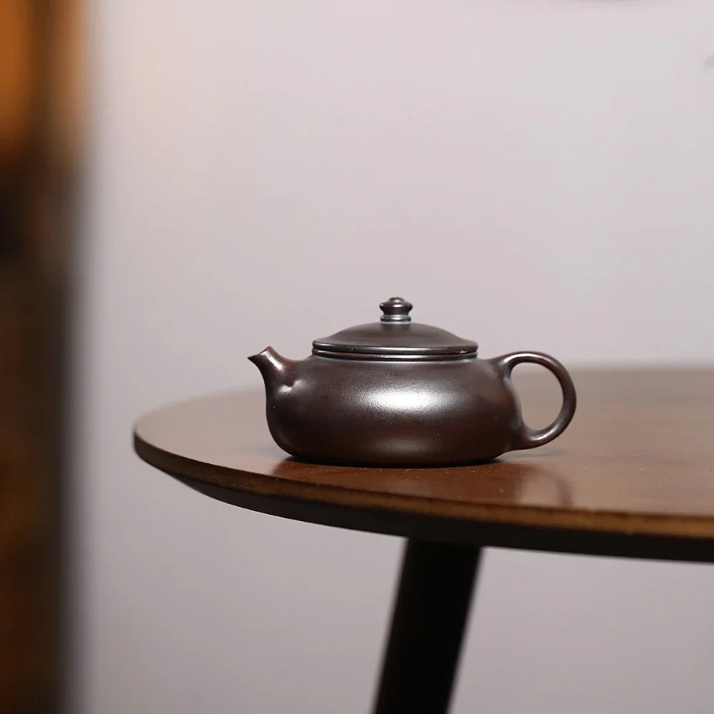 Yixing Zisha Teapot [Han Jiang] (Zi Ni Firewood Fired - 170ml) - YIQIN TEA HOUSE | yiqinteahouse.com | <200ml, teapot, teaware, zisha teapot