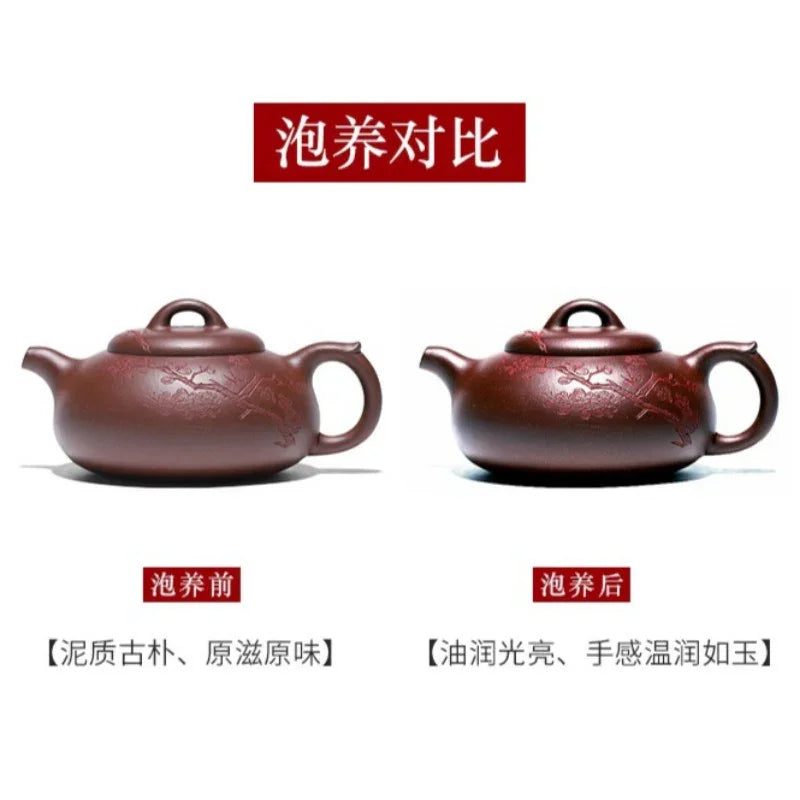 Yixing Zisha Teapot [Han Xiang] (Di Cao Qing - 330ml) - YIQIN TEA HOUSE | yiqinteahouse.com | >300ml, teapot, teaware, zisha teapot