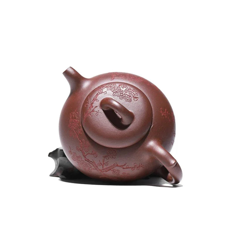 Yixing Zisha Teapot [Han Xiang] (Di Cao Qing - 330ml) - YIQIN TEA HOUSE | yiqinteahouse.com | >300ml, teapot, teaware, zisha teapot