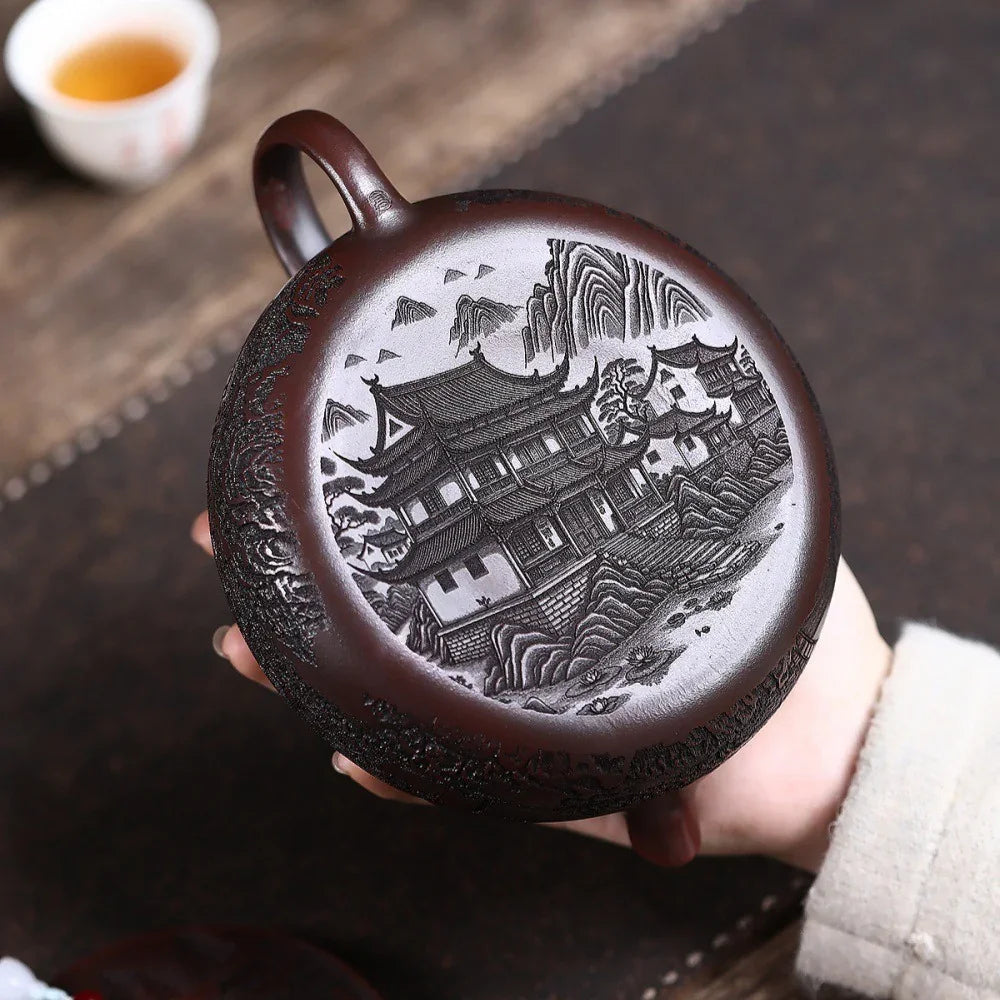 Teko Zisha Yixing [Jiangnan Han Jiang] (Gu Tong Wu Ni - 650ml)