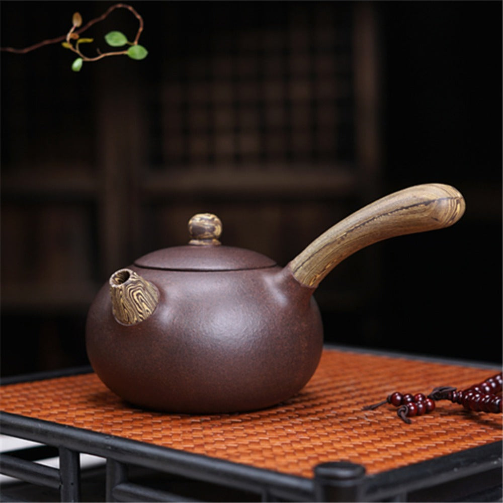 Yixing Zisha Teapot [Jiao Ni Tang Yu] (Jiao Ni / Zi Ni - 260ml) - YIQIN TEA HOUSE | yiqinteahouse.com | >300ml, new arrival, teapot, teaware, zisha teapot