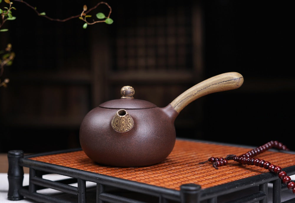 Yixing Zisha Teapot [Jiao Ni Tang Yu] (Jiao Ni / Zi Ni - 260ml) - YIQIN TEA HOUSE | yiqinteahouse.com | >300ml, new arrival, teapot, teaware, zisha teapot