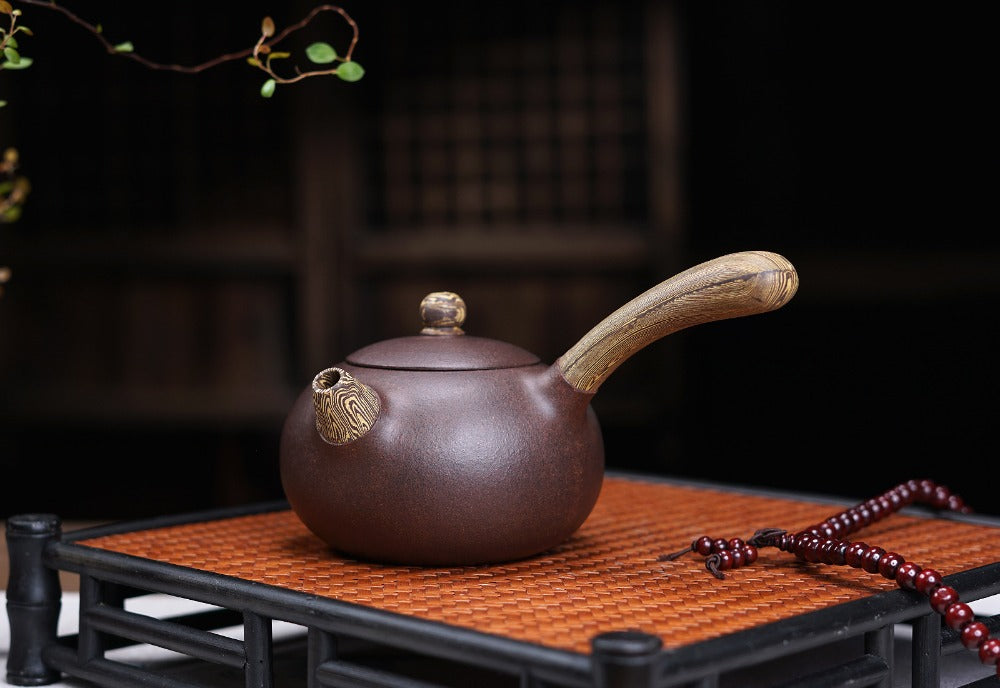 Yixing Zisha Teapot [Jiao Ni Tang Yu] (Jiao Ni / Zi Ni - 260ml) - YIQIN TEA HOUSE | yiqinteahouse.com | >300ml, new arrival, teapot, teaware, zisha teapot