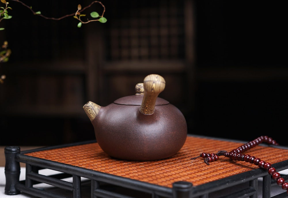 Yixing Zisha Teapot [Jiao Ni Tang Yu] (Jiao Ni / Zi Ni - 260ml) - YIQIN TEA HOUSE | yiqinteahouse.com | >300ml, new arrival, teapot, teaware, zisha teapot