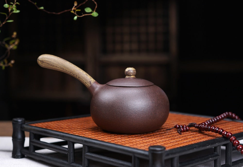 Yixing Zisha Teapot [Jiao Ni Tang Yu] (Jiao Ni / Zi Ni - 260ml) - YIQIN TEA HOUSE | yiqinteahouse.com | >300ml, new arrival, teapot, teaware, zisha teapot