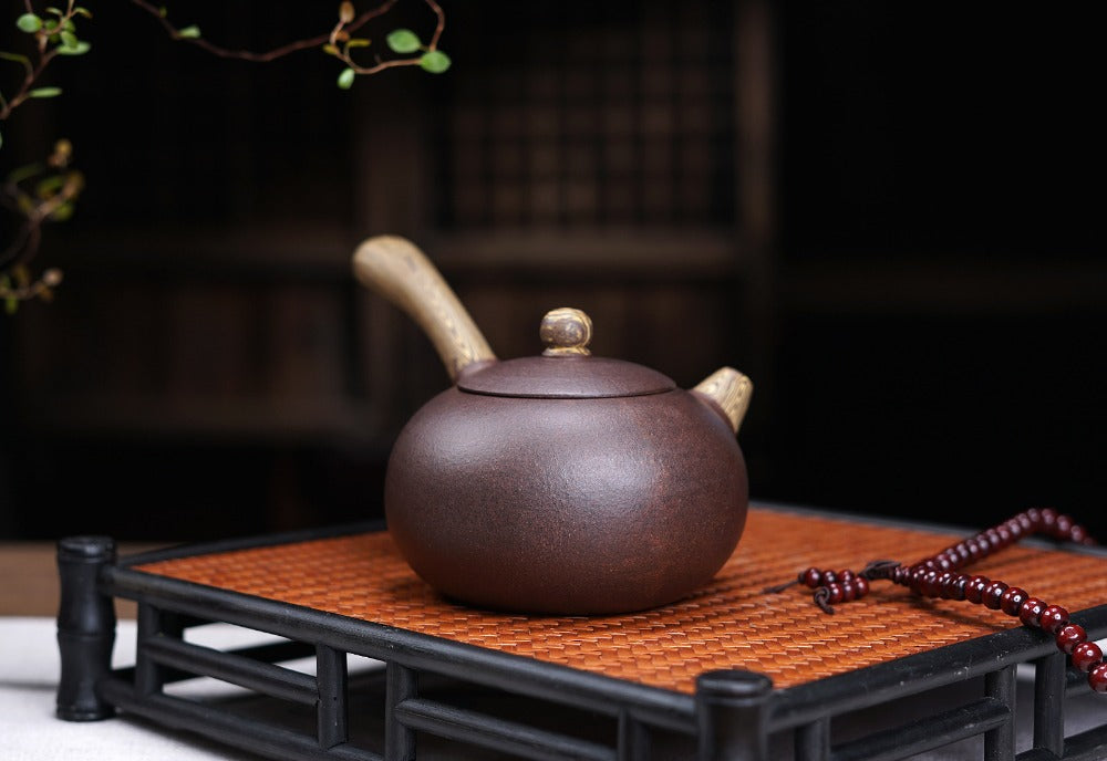 Yixing Zisha Teapot [Jiao Ni Tang Yu] (Jiao Ni / Zi Ni - 260ml) - YIQIN TEA HOUSE | yiqinteahouse.com | >300ml, new arrival, teapot, teaware, zisha teapot