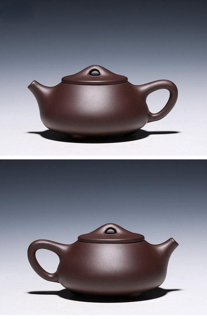 Yixing Zisha Teapot [Jingzhou Shi Piao] (Lao Zi Ni/Zi Ni - 270/240ml) - YIQIN TEA HOUSE | yiqinteahouse.com | 200-300ml, teapot, teaware, zisha teapot