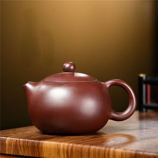 Yixing Zisha Teapot [Kagai Xishi] (Zi Ni - 200/250/300/400ml) - YIQIN TEA HOUSE | yiqinteahouse.com | 200-300ml, teapot, teapot hot picks, teaware, zisha teapot