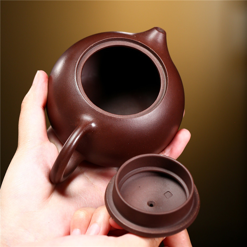 Yixing Zisha Teapot [Kagai Xishi] (Zi Ni - 200/250/300/400ml) - YIQIN TEA HOUSE | yiqinteahouse.com | 200-300ml, teapot, teapot hot picks, teaware, zisha teapot