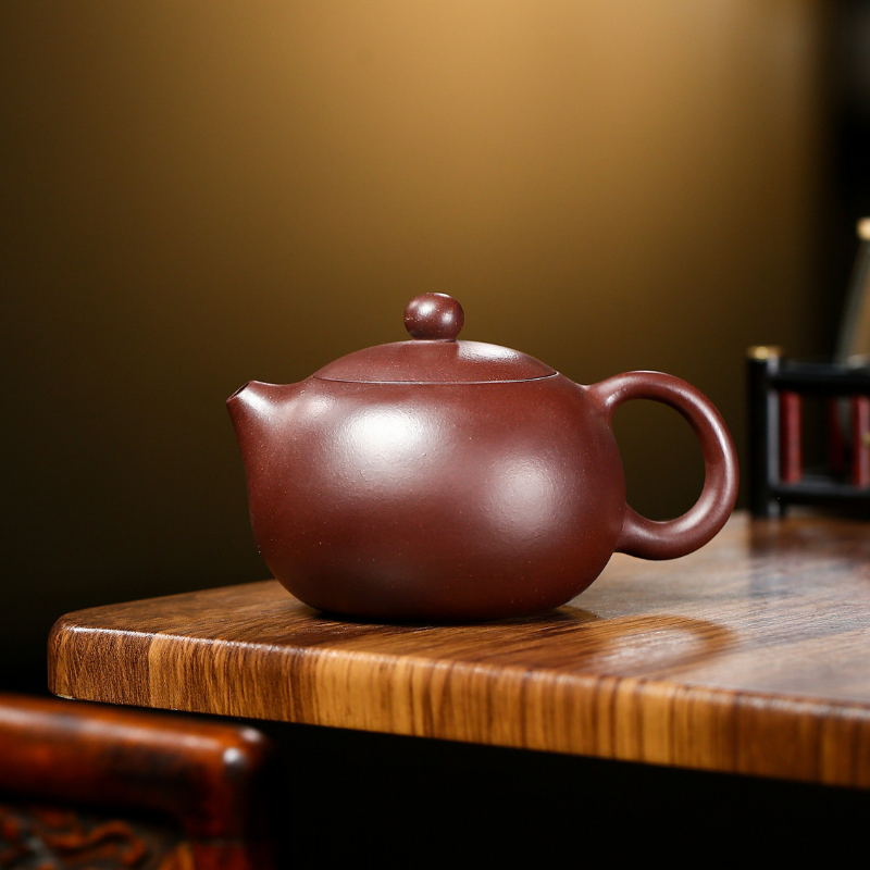 Yixing Zisha Teapot [Kagai Xishi] (Zi Ni - 200/250/300/400ml) - YIQIN TEA HOUSE | yiqinteahouse.com | 200-300ml, teapot, teapot hot picks, teaware, zisha teapot