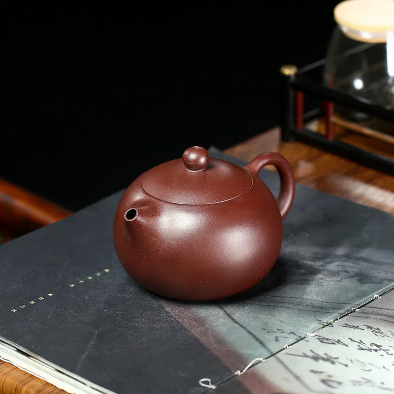 Yixing Zisha Teapot [Kagai Xishi] (Zi Ni - 200/250/300/400ml) - YIQIN TEA HOUSE | yiqinteahouse.com | 200-300ml, teapot, teapot hot picks, teaware, zisha teapot