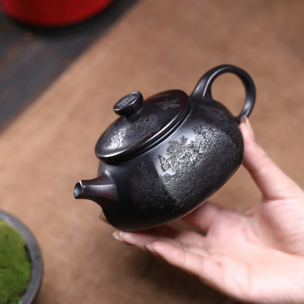 Teko Zisha Yixing [Liufang Han Jiang] (Gu Hong Ni - 260ml)