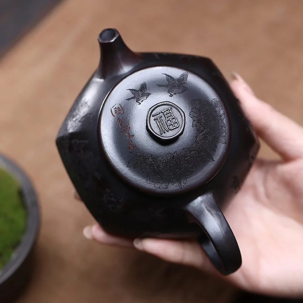 Teko Zisha Yixing [Liufang Han Jiang] (Gu Hong Ni - 260ml)