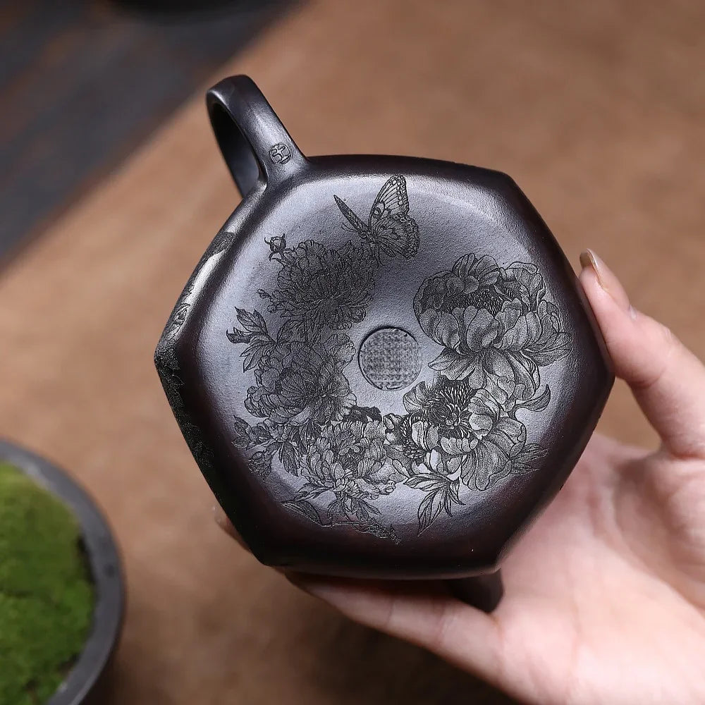 Teko Zisha Yixing [Liufang Han Jiang] (Gu Hong Ni - 260ml)