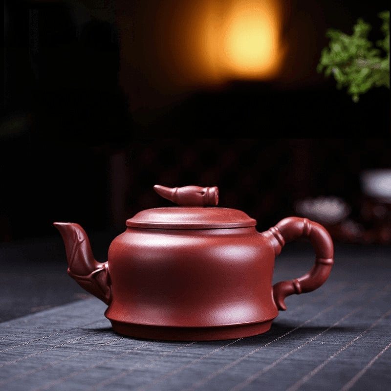 Yixing Zisha Teapot [Lucky Always] (Dahongpao - 260ml) - YIQIN TEA HOUSE | yiqinteahouse.com | 200-300ml, teapot, teaware, zisha teapot