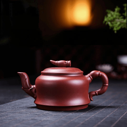 Yixing Zisha Teapot [Lucky Always] (Dahongpao - 260ml) - YIQIN TEA HOUSE | yiqinteahouse.com | 200-300ml, teapot, teaware, zisha teapot