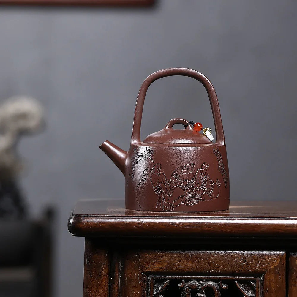 Teko Zisha Yixing [Man Sheng Tiliang] (Zi Ni - 270ml)