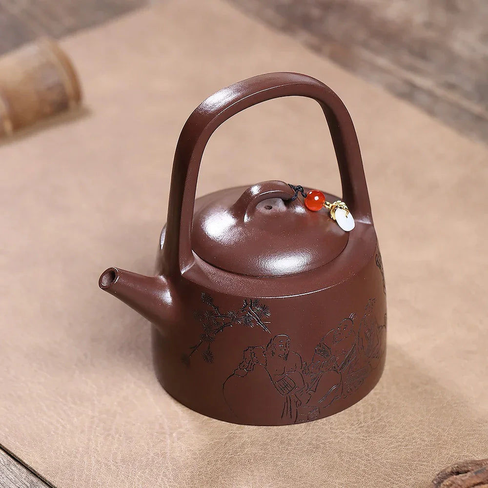 Teko Zisha Yixing [Man Sheng Tiliang] (Zi Ni - 270ml)