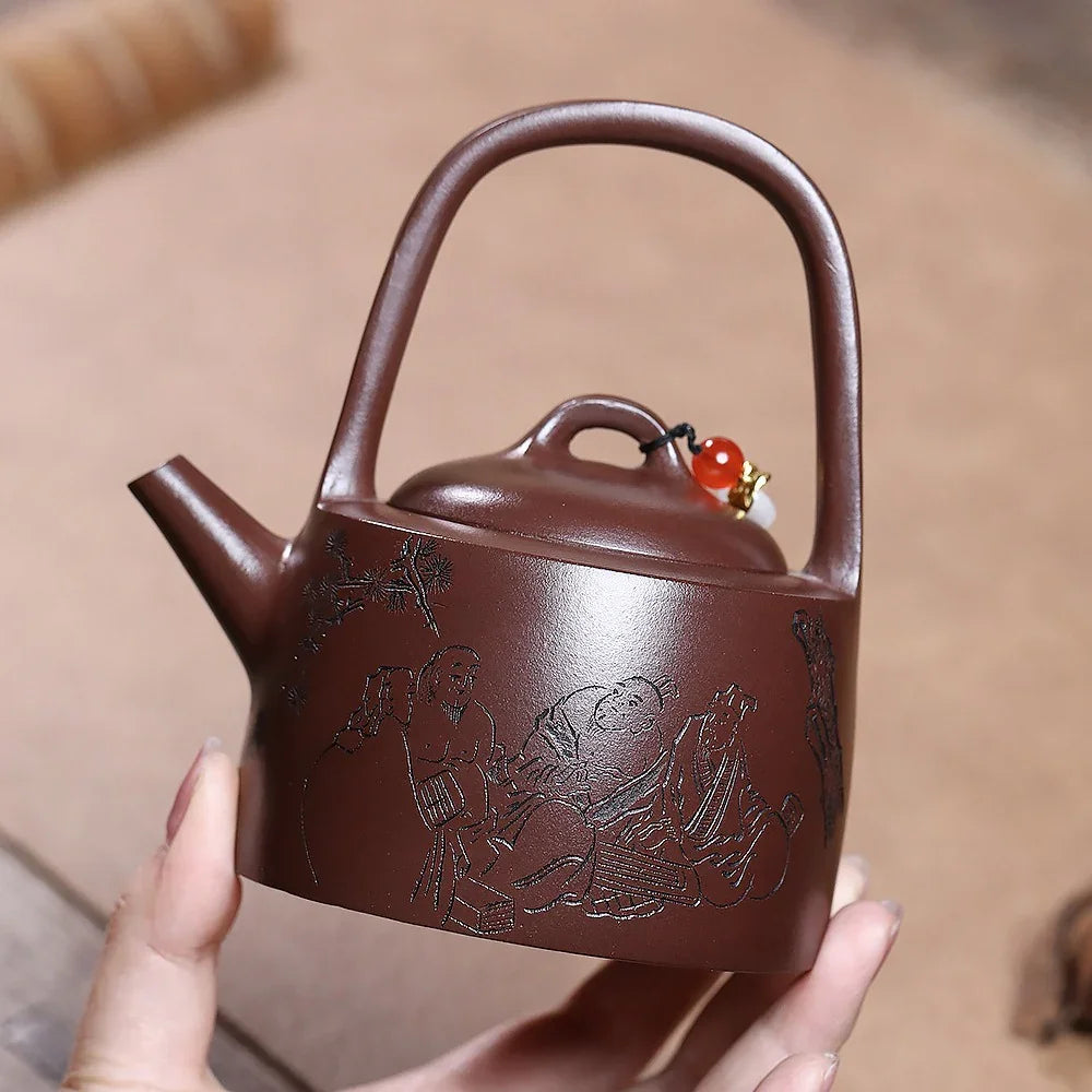 Teko Zisha Yixing [Man Sheng Tiliang] (Zi Ni - 270ml)