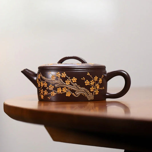 Yixing Zisha Teapot [Meixiang Hanwa] (Zi Ni - 170ml)