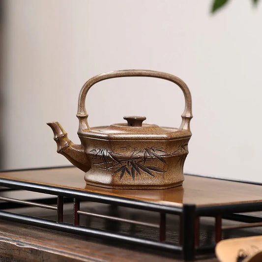 Yixing Zisha Teapot [Ming Lin Junzi] (Cheng Xiang Ni - 280ml) - YIQIN TEA HOUSE | yiqinteahouse.com | 200-300ml, teapot, teaware, zisha teapot