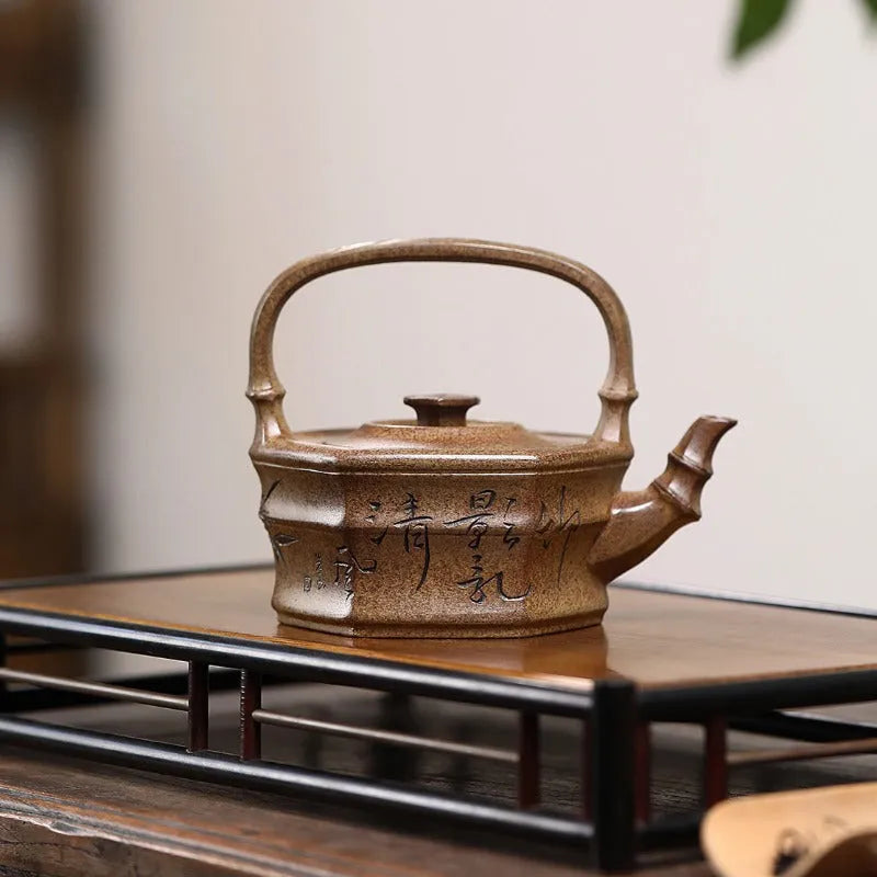 Yixing Zisha Teapot [Ming Lin Junzi] (Cheng Xiang Ni - 280ml) - YIQIN TEA HOUSE | yiqinteahouse.com | 200-300ml, teapot, teaware, zisha teapot