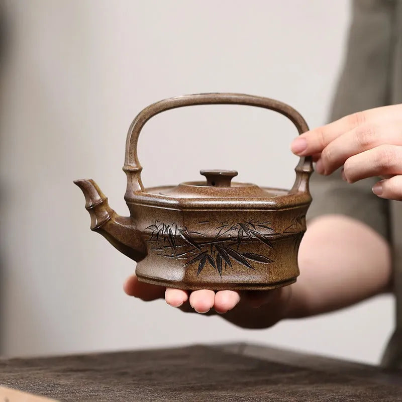 Yixing Zisha Teapot [Ming Lin Junzi] (Cheng Xiang Ni - 280ml) - YIQIN TEA HOUSE | yiqinteahouse.com | 200-300ml, teapot, teaware, zisha teapot