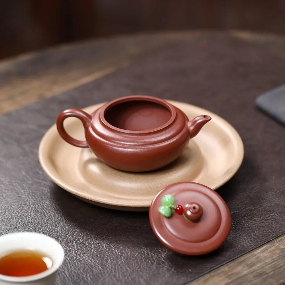 yixing-zisha-teapot-mini-bianying-guanhong-hong-pi-long-130ml-yiqin-tea-house-yiqinteahouse-com-4 - YIQIN TEA HOUSE 一沁茶舍 yiqinteahouse.com
