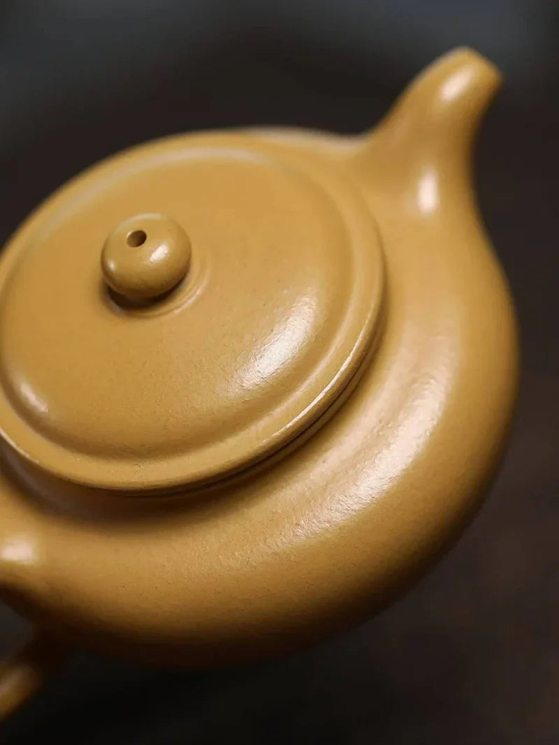 宜兴紫砂茶壶[小品仿古壶] (黄金朱泥- 100ml)