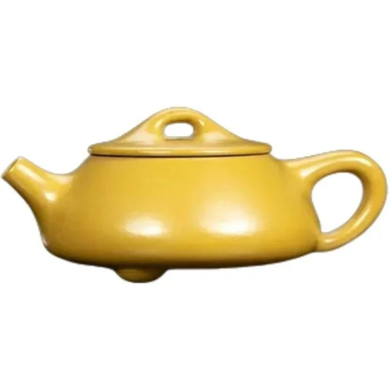 Théière Yixing Zisha [Mini Jingzhou Shi Piao] (Huangjin Zhu Ni - 100ml)