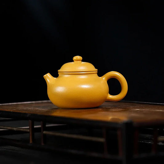 Teko Zisha Yixing [Mini Rong Tian Pot] (Huangjin Zhn Ni - 120ml)