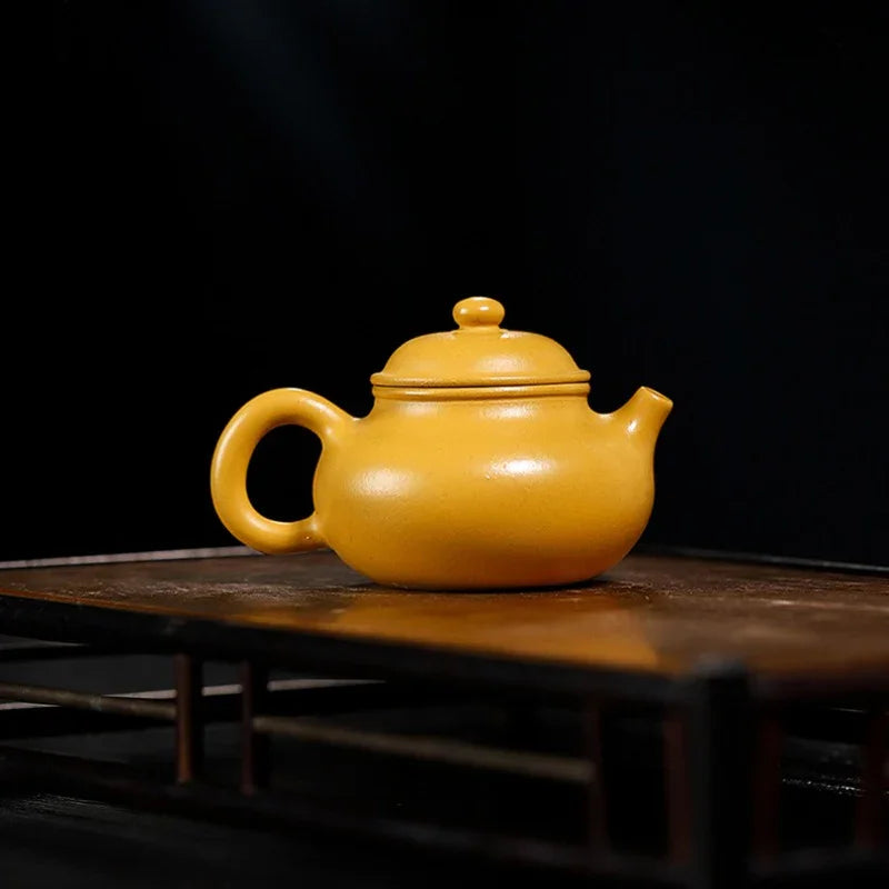 Teko Zisha Yixing [Mini Rong Tian Pot] (Huangjin Zhn Ni - 120ml)