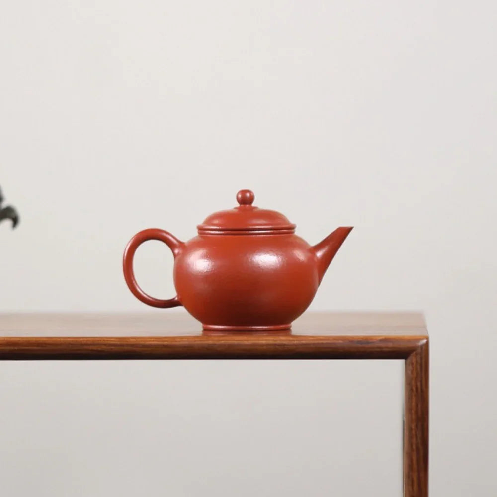 yixing-zisha-teapot-mini-shui-ping-wrinkled-skin-zhu-ni-95ml-yiqin-tea-house-yiqinteahouse-com-3 - YIQIN TEA HOUSE 一沁茶舍 yiqinteahouse.com