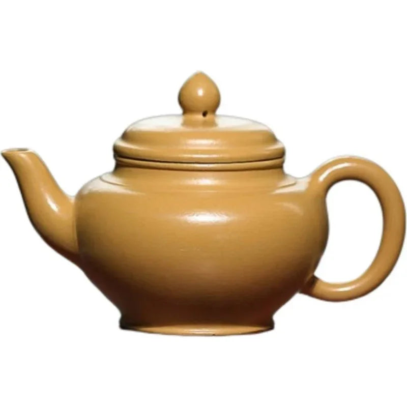 Théière Yixing Zisha [Mini Pot Xiao Ying] (Huangjin Zhu Ni - 110 ml)