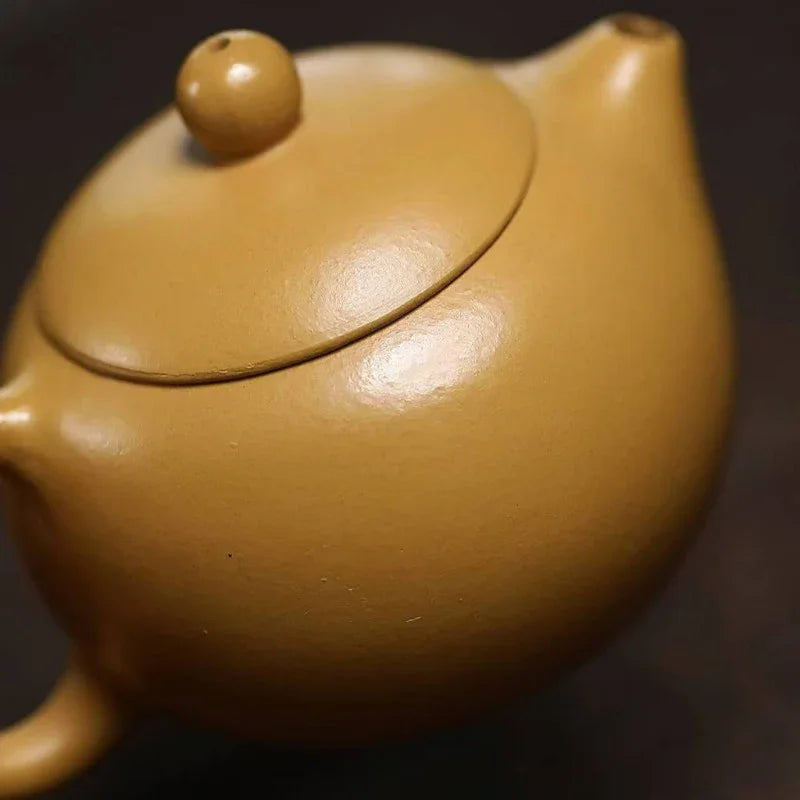 Teko Zisha Yixing [Mini Xishi Pot] (Huangjin Zhu Ni - 100ml)
