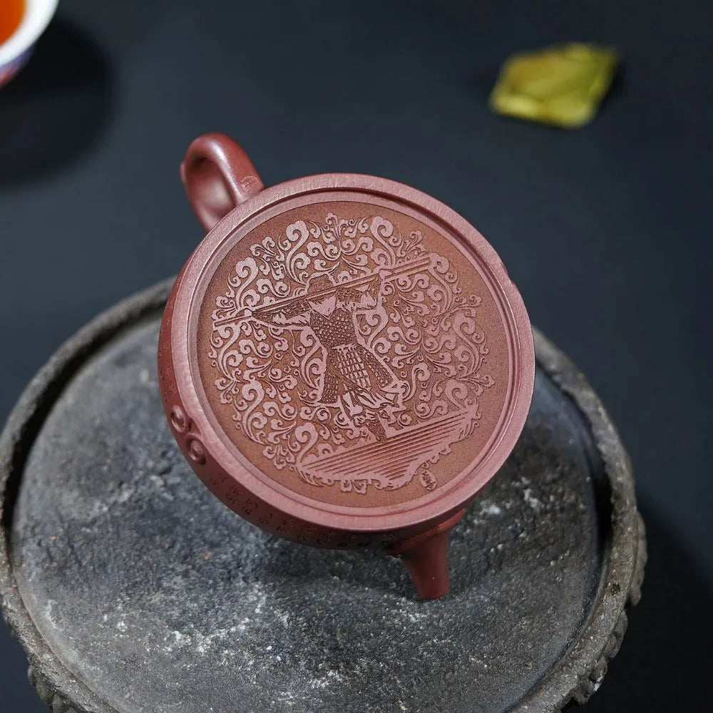 Yixing Zisha Teapot [Monkey King - Wukong] (Zi Ni - 210ml) - YIQIN TEA HOUSE | yiqinteahouse.com | 200-300ml, new arrival, teapot, teaware, zisha teapot