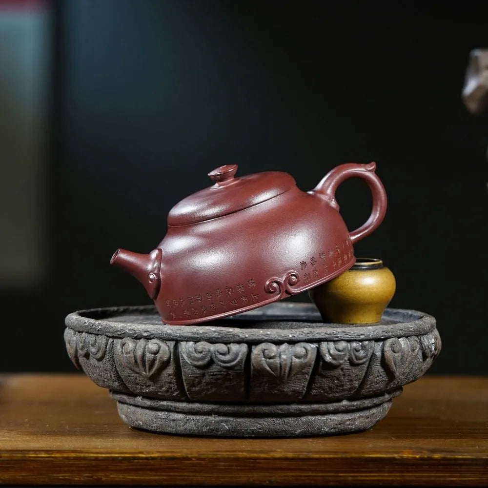 Yixing Zisha Teapot [Monkey King - Wukong] (Zi Ni - 210ml) - YIQIN TEA HOUSE | yiqinteahouse.com | 200-300ml, new arrival, teapot, teaware, zisha teapot