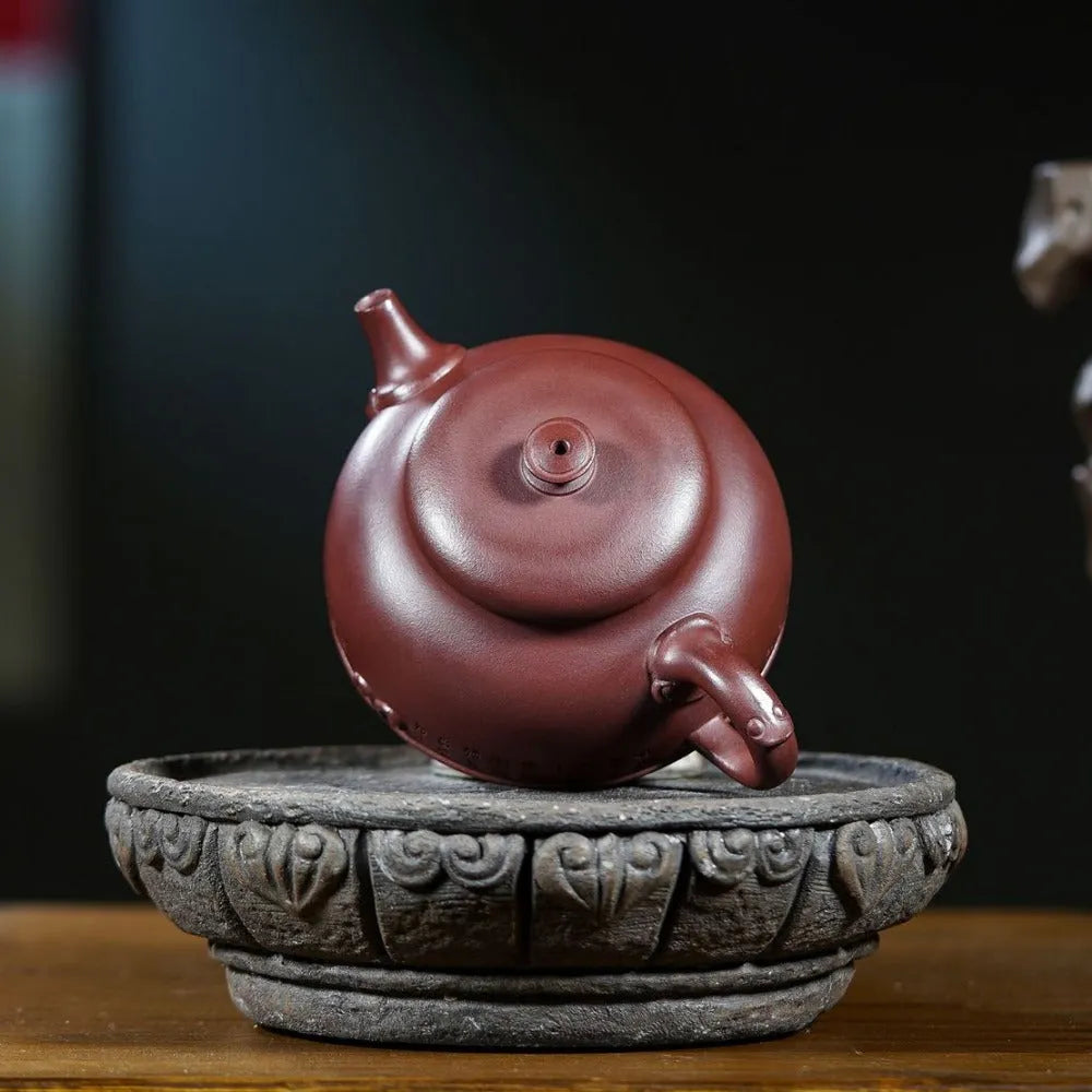 Yixing Zisha Teapot [Monkey King - Wukong] (Zi Ni - 210ml) - YIQIN TEA HOUSE | yiqinteahouse.com | 200-300ml, new arrival, teapot, teaware, zisha teapot