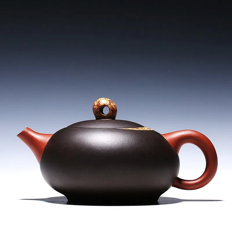 Yixing Zisha Teapot [Moon Xishi] (Hei Ni/Jiao Ni - 330ml) - YIQIN TEA HOUSE | yiqinteahouse.com | >300ml, new arrival, teapot, teaware, zisha teapot