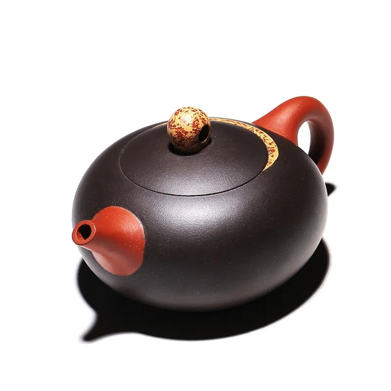 Yixing Zisha Teapot [Moon Xishi] (Hei Ni/Jiao Ni - 330ml) - YIQIN TEA HOUSE | yiqinteahouse.com | >300ml, new arrival, teapot, teaware, zisha teapot